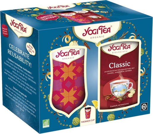 Yogi Tea Coffret Classic + Thermos Cup | Thés, tisanes et infusions