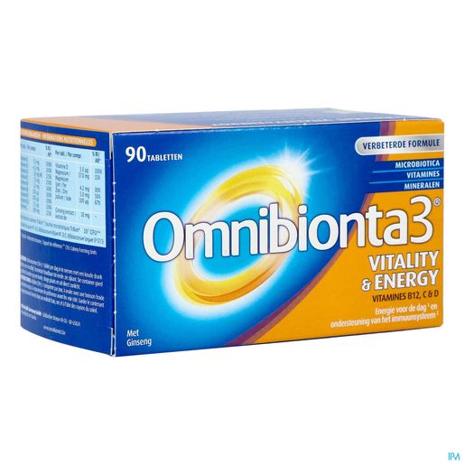 Omnibionta 3 Vitality Energy 90 tabletten | Vermoeidheid - Herstel