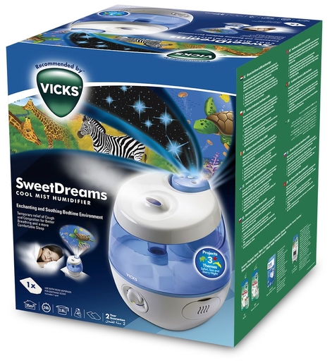 Vicks Vul575e4 Sweet Dreams Humidifier | Hulp bij het ademhalen