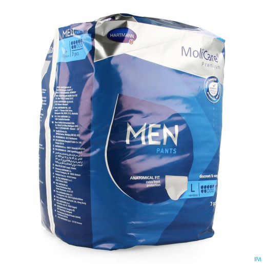 Molicare Premium Men Pants 7 Drops L 7 Stuks | Verbanden - Slips - Broekjes