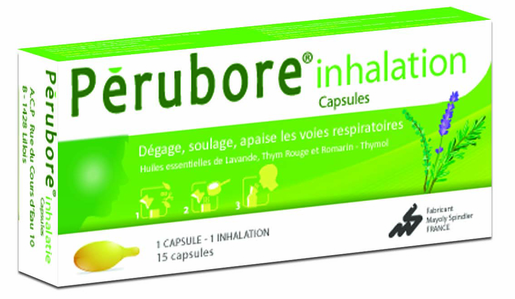 Perubore Inhalation 15 Capsules Huiles Essentielles | Respiration