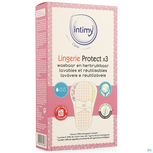 Intimy Protege Lingerie Coton Bio 3 | Tampons - Protège-slips
