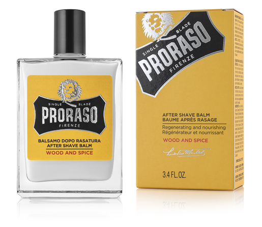 Proraso Wood &amp; Spice Baume Après Rasage 100ml | Rasage (After Shave)