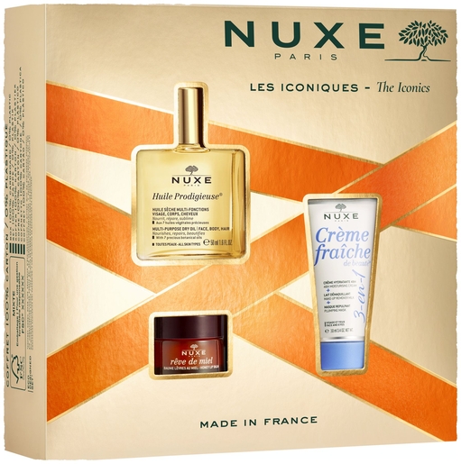 Nuxe Set Les Iconique 3 Producten | Lichaam & gezicht