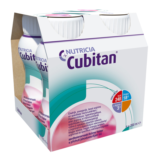 Cubitan Fraise 4x200ml | Nutrition orale