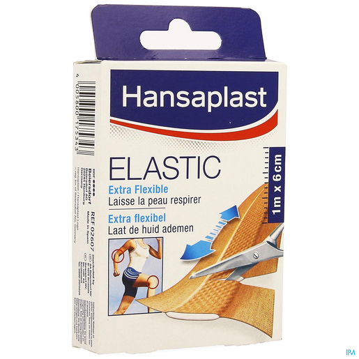 Hansaplast Elastic 1 m x 6 cm | Verbanden - Pleisters - Banden