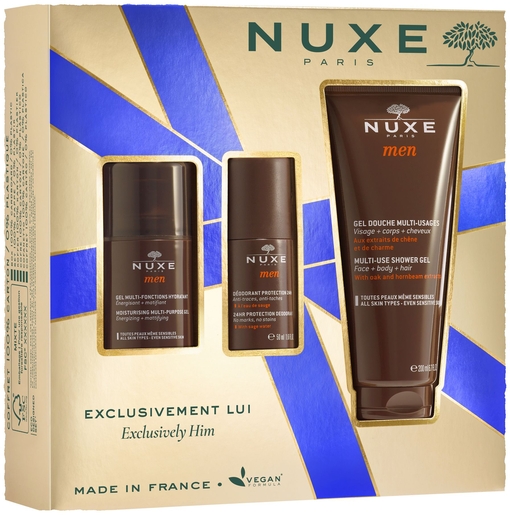 Nuxe Coffret Exclusivement Lui 3 Produits | Visage & corps