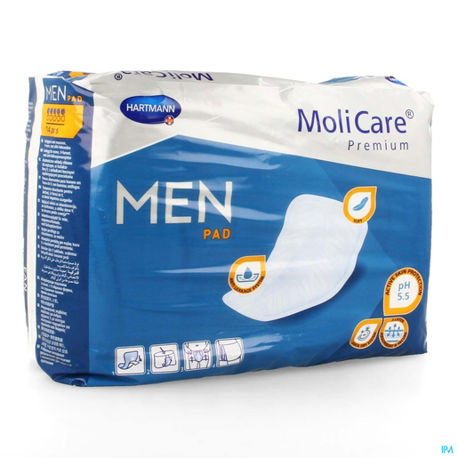 Molicare Premium Men Pad 5 Drops 14 Pieces | Changes - Slips - Culottes