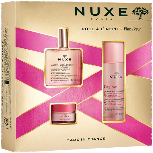 Nuxe Set Rose à L&#039;Infini Gezichtsverzorging Roos 3 Producten | Lichaam & gezicht