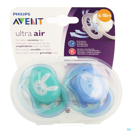 Philips Avent Sucette Ultra Air 6-12 Mois | Sucettes