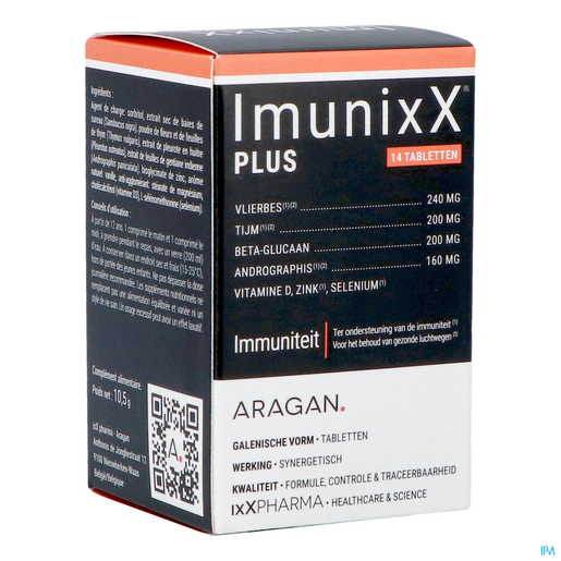 ImunixX Plus 14 Comprimés | Défenses naturelles - Immunité