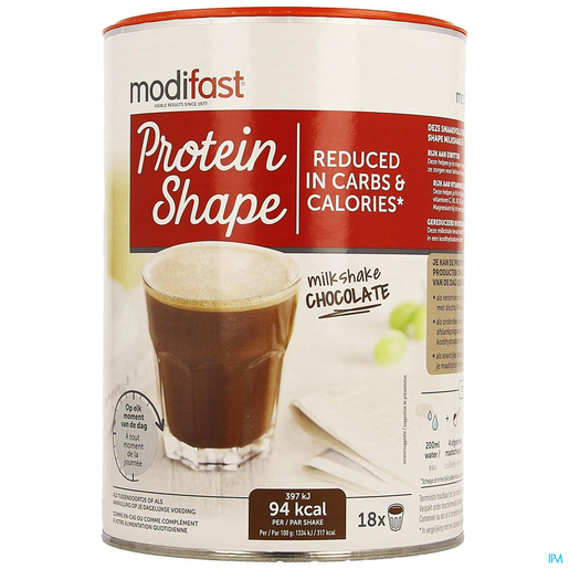 Modifast Protein Shape Milkshake Chocolade 540 g | Caloriearme maaltijden