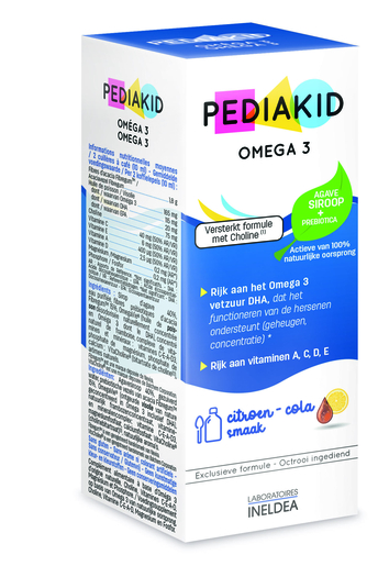 Pediakid Omega-3 Sirop 125ml | Mémoire - Concentration