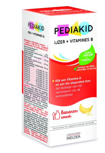 Pediakid Fer + Vitamine B Sirop 125ml | Fatigue - Convalescence