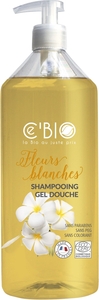 Ce Bio Shampooing &amp; Gel Douche Fleurs Blanches 500ml