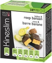 Kineslim Barre Coco-Banane 4x36g | Régimes protéinés
