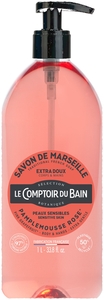 Le Comptoir du Bain Savon Liquide Marseille Pamplemousse Rose 1L