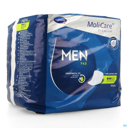 Molicare Premium Men Pad 3 Drops 14 Stuks | Verbanden - Slips - Broekjes