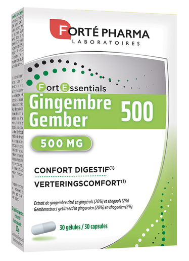 Gingembre 500mg 30 Gélules | Digestion - Transit