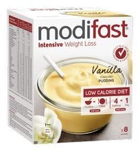 Modifast Intensive Pudding Vanille 8x55 g | Uw afslankingsproducten aan de laagste prijs