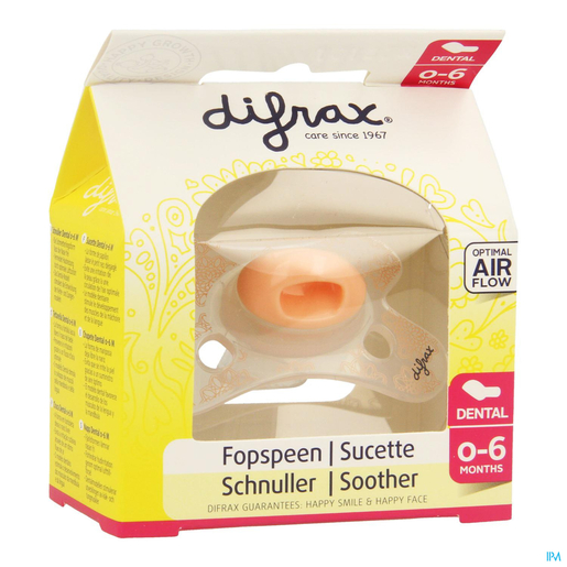 Difrax Sucette Silicone Mini-dental Girl 0-6m 799 | Sucettes