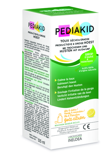 Pediakid Droge en Slijmhoest 125 ml | Gezondheid - Welzijn