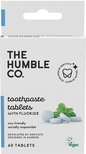 Humble Brush Dentifrice Solide Avec Fluoride 60 Tablettes