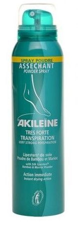 Akileine Spray Poeder 150ml | Transpiratie - Warme voeten