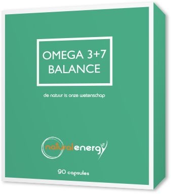Omega 3+7 Balance Natural Energy 90 Capsules | Huid