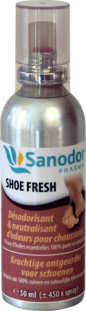 Shoefresh desodorisant chaussure, desinfectant chaussure, spray chaussure