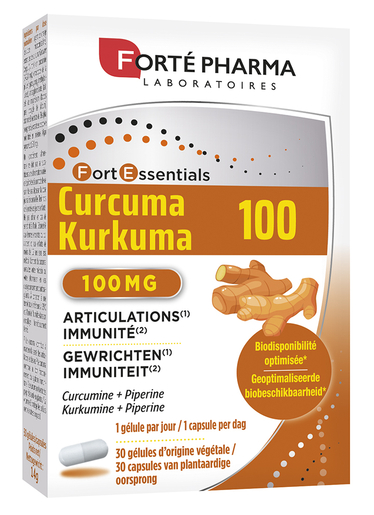 Forté Pharma Curcuma 100 30 Capsules | Articulations