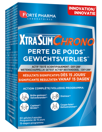 XtraSlim Chrono 60 Tabletten | Afslanken en gewicht verliezen