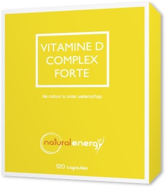 Vitamine D Complex Forte Natural Energy 120 Capsules | Vitaminen D