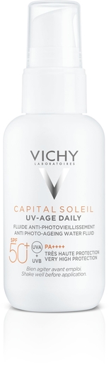 Vichy Capital Zon UV-Age Daily SPF 50+ 40 ml | Antirimpel