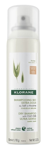 Klorane Shampooing Sec Teinté Lait Avoine Spray 150ml (nouvelle formule) | Shampooings