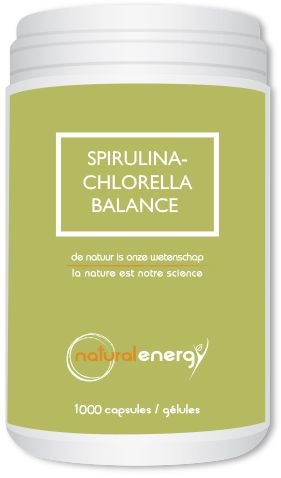 Spirulina Chlorella Balance Natural Energy 1000 Capsules | Forme - Tonus