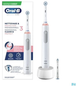 Oral B Laboratoire Brosses à Dents Electrique Nettoyage &amp; Protection 3