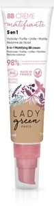Lady Green BB Crème Matifiante 5en1 Medium 30ml