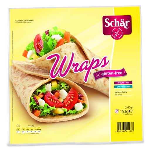 Schar Wraps 2 Stuks 160g 6903 | Glutenvrij