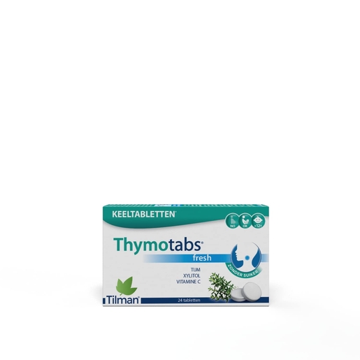 Thymotabs Fresh 24 Zuigpastilles | Keelpijn - Hoest