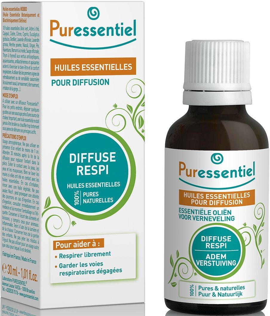 Puressentiel Diffuse Resp'OK® - Huiles essentielles pour diffusion - 30 ml  - Pharmacie en ligne
