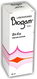 Biogam Zink (Zn) Koper (Cu) 60ml
