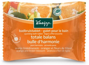 Kneipp Badbruistablet Totale Balans Oranje- en Lindebloesem 80g