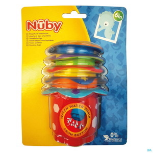 Nuby C Badspeeltje 5 Stapelbare Potten