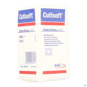 Cutisoft N/st Non Woven 4 pl 5,0 x 5,0 cm 100