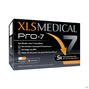 XLS Medical Pro-7 Gewichtsverlies 180 zachte capsules