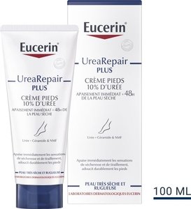 Eucerin UreaRepair Plus 10% Urea Voetcrème Zeer Droge en Ruwe Huid Tube 100ml