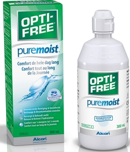 Opti-Free Pure Moist Solution Multifunctioneel 300 ml (+ Etui)