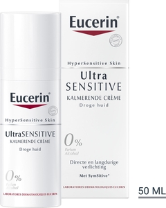 Eucerin UltraSENSITIVE Kalmerende Crème Droge Huid Hypergevoelige Huid met pomp 50ml