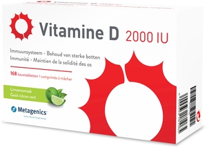 Vitamine D 2000IU 168 Kauwtabletten